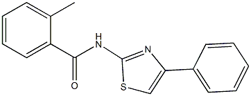 2-methyl-N-(4-phenyl-1,3-thiazol-2-yl)benzamide Structure