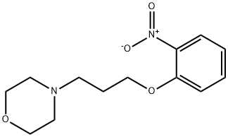 4-(3-(2-nitrophenoxy)propyl)morpholine 化学構造式