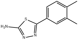 5-(3,4-dimethylphenyl)-1,3,4-thiadiazol-2-amine Structure