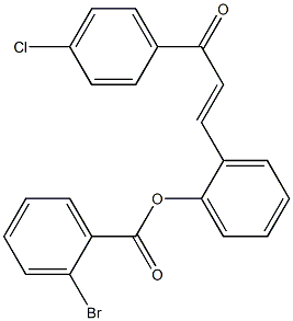 301675-21-8 2-[3-(4-chlorophenyl)-3-oxo-1-propenyl]phenyl 2-bromobenzoate