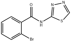 2-bromo-N-(1,3,4-thiadiazol-2-yl)benzamide Structure