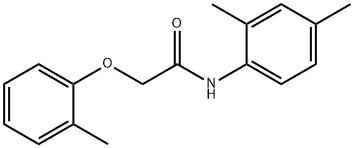 N-(2,4-dimethylphenyl)-2-(2-methylphenoxy)acetamide 结构式