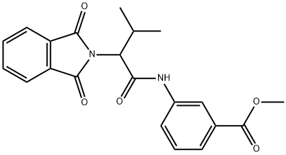 305377-24-6 methyl 3-{[2-(1,3-dioxo-1,3-dihydro-2H-isoindol-2-yl)-3-methylbutanoyl]amino}benzoate