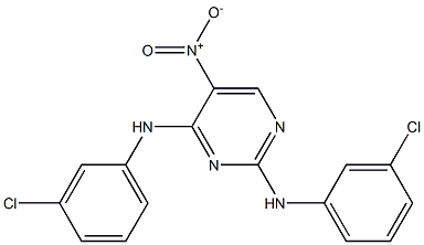 305855-07-6 2,4-bis(3-chloroanilino)-5-nitropyrimidine