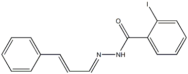 2-iodo-N'-[(1Z,2E)-3-phenylprop-2-en-1-ylidene]benzohydrazide,307941-90-8,结构式