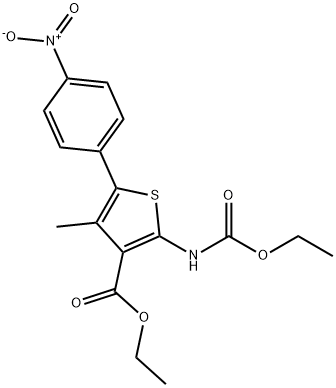 308831-93-8 3-(乙氧基羰基)-4-甲基-5-(4-硝基苯基)噻吩-2-基氨基甲酸乙酯