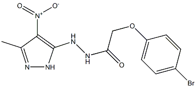 311324-76-2 2-(4-bromophenoxy)-N'-{4-nitro-3-methyl-1H-pyrazol-5-yl}acetohydrazide