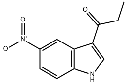 1-(5-nitro-1H-indol-3-yl)propan-1-one Struktur