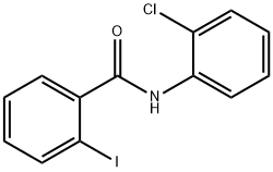 N-(2-chlorophenyl)-2-iodobenzamide 结构式