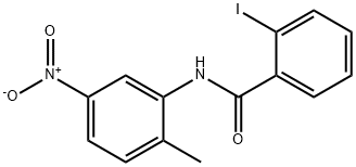 2-iodo-N-(2-methyl-5-nitrophenyl)benzamide Struktur
