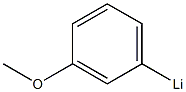 Lithium, (3-methoxyphenyl)- Struktur
