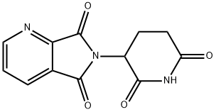 5H-Pyrrolo[3,4-b]pyridine-5,7(6H)-dione, 6-(2,6-dioxo-3-piperidinyl)- Structure