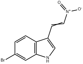 6-溴-3-(2-硝基乙烯基)-1H-吲哚, 319493-07-7, 结构式