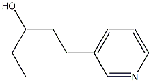 1-(pyridin-3-yl)pentan-3-ol Structure