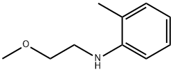 N-(2-methoxyethyl)-2-methylaniline Struktur