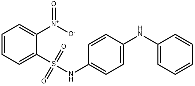 N-(4-anilinophenyl)-2-nitrobenzenesulfonamide Struktur