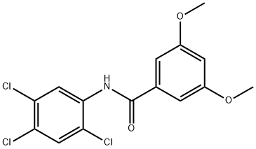 3,5-dimethoxy-N-(2,4,5-trichlorophenyl)benzamide,328975-32-2,结构式