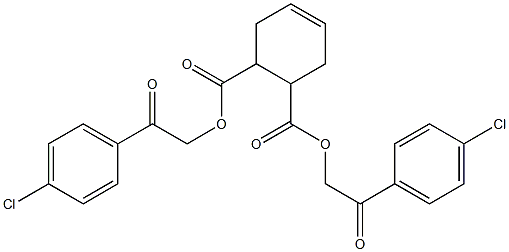 bis[2-(4-chlorophenyl)-2-oxoethyl] 4-cyclohexene-1,2-dicarboxylate|