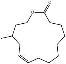 (10Z)-13-methyl-1-oxacyclopentadec-10-en-2-one,329925-33-9,结构式