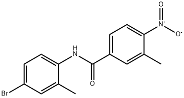 N-(4-bromo-2-methylphenyl)-3-methyl-4-nitrobenzamide Structure