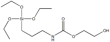 Carbamic acid, [3-(triethoxysilyl)propyl]-, 2-hydroxyethyl ester,33002-30-1,结构式