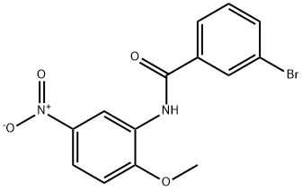 3-bromo-N-(2-methoxy-5-nitrophenyl)benzamide Structure