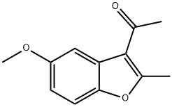 1-(5-methoxy-2-methyl-1-benzofuran-3-yl)ethanone,33038-29-8,结构式