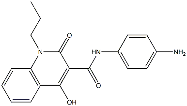 N-(4-aminophenyl)-4-hydroxy-2-oxo-1-propyl-1,2-dihydroquinoline-3-carboxamide|