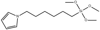 1H-Pyrrole, 1-[6-(trimethoxysilyl)hexyl]- Structure