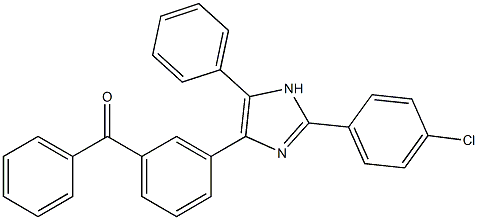 331984-99-7 {3-[2-(4-chlorophenyl)-5-phenyl-1H-imidazol-4-yl]phenyl}(phenyl)methanone