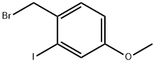 1-Bromomethyl-2-iodo-4-methoxy-benzene, 332124-25-1, 结构式