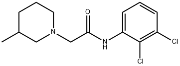 N-(2,3-dichlorophenyl)-2-(3-methylpiperidin-1-yl)acetamide,332384-65-3,结构式