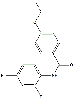 N-(4-bromo-2-fluorophenyl)-4-ethoxybenzamide,333348-89-3,结构式