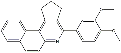 4-(3,4-dimethoxyphenyl)-2,3-dihydro-1H-benzo[f]cyclopenta[c]quinoline|