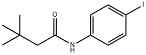 N-(4-iodophenyl)-3,3-dimethylbutanamide Struktur