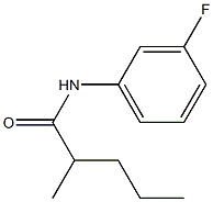 N-(3-fluorophenyl)-2-methylpentanamide Structure