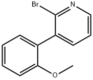 2-Bromo-3-(2-methoxyphenyl)pyridine,335643-08-8,结构式