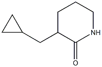 3-(cyclopropylmethyl)piperidin-2-one Structure