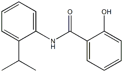 2-hydroxy-N-[2-(propan-2-yl)phenyl]benzamide 结构式