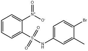 346696-70-6 N-(4-bromo-3-methylphenyl)-2-nitrobenzenesulfonamide