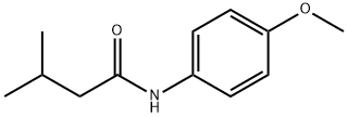 N-(4-methoxyphenyl)-3-methylbutanamide,347907-29-3,结构式