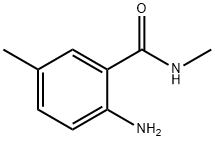 2-氨基-N,5-二甲基苯甲酰胺, 34810-84-9, 结构式