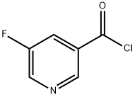 5-Fluoro-nicotinoyl chloride Structure