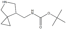 tert-butyl N-({5-azaspiro[2.4]heptan-7-yl}methyl)carbamate Structure