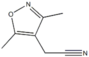2-(3,5-二甲基异噁唑-4-基)乙腈, 35166-42-8, 结构式