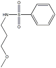 N-(3-methoxypropyl)benzenesulfonamide Structure