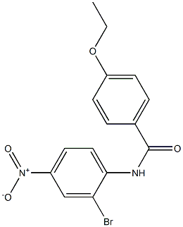 N-{2-bromo-4-nitrophenyl}-4-ethoxybenzamide 结构式