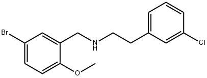 N-(5-bromo-2-methoxybenzyl)-2-(3-chlorophenyl)ethanamine Structure