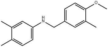 N-(4-methoxy-3-methylbenzyl)-3,4-dimethylaniline Structure