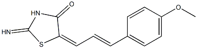 354549-39-6 2-imino-5-[3-(4-methoxyphenyl)-2-propenylidene]-1,3-thiazolidin-4-one